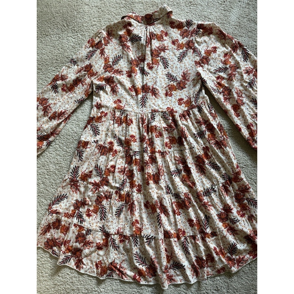 Jacquie The Label Women's Fall Floral Button Front Shirt Dress in Size Small - Picture 7 of 9
